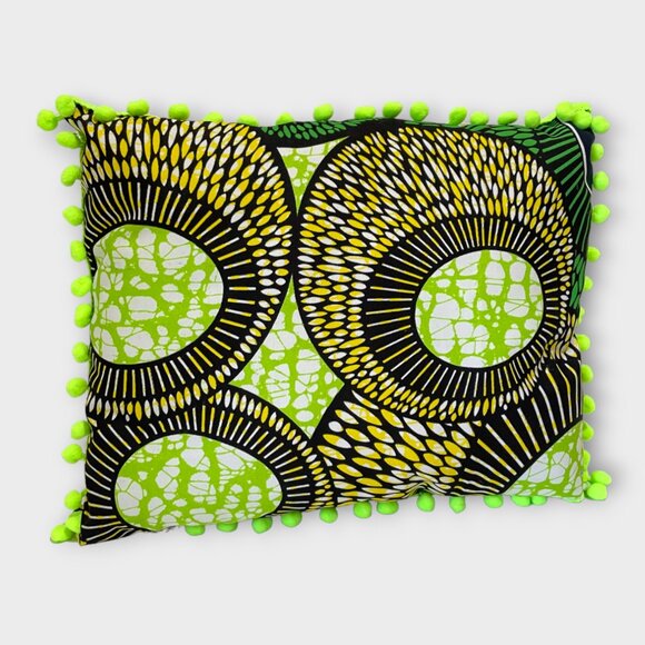 Ankara pillow GREEN - Picture 1 of 4